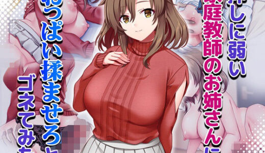 押しに弱い家庭教師のお姉さんにおっぱい揉ませろとゴネてみた